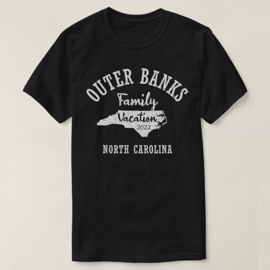 FAMILIESVACATIE 2022 OBX-FAMILIESVACATI T-SHIRT (Design voorkant)
