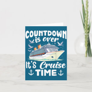 Familietellichtje Over Zijn Cruise Illustratie Kaart