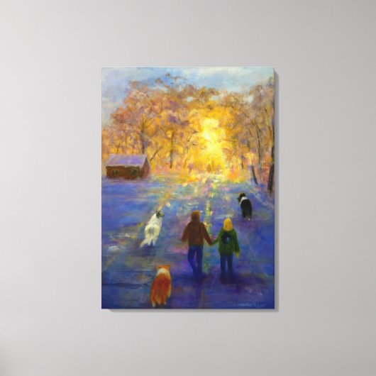 Familietijd Canvas Afdruk (Voorkant)