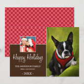 FAMILIETIJD | HOLIDAIRE FOTOKAART FEESTDAGENKAART (Voorkant / Achterkant)