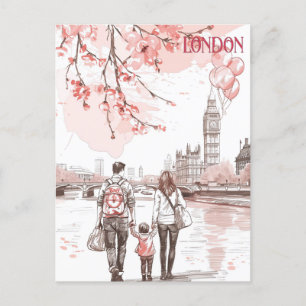 Familietijd in Londen Briefkaart