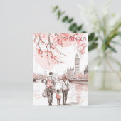 Familietijd in Londen Briefkaart (Staand voorkant)