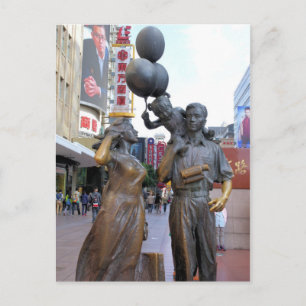 Familietijd - Nanjing Road - Shanghai, China Briefkaart