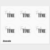 Familietijd Ronde Sticker (Vel)
