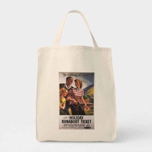 Familietrio op vakantiebesparingen tote bag (Voorkant)