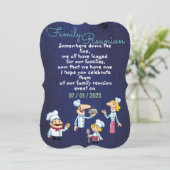 Familieuitnodiging Kaart (Staand voorkant)