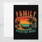 FAMILIEVACATIEMODE KAART (Voorkant / Achterkant)