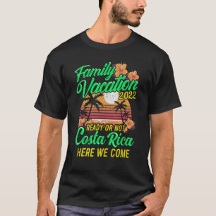 Familievakantie 2022 Costa Rica Matching Group Cou T-shirt