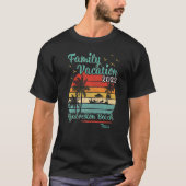  familievakantie 2022 Texas Galveston Beach T-shirt (Voorkant)