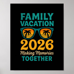 Familievakantie 2026 Tropische Zonsondergang Herin Poster