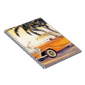  familievakantie in een converteerbare auto notitieboek (Rechterzijde)