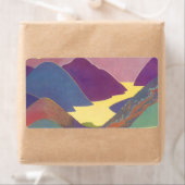  familievakantie, picknick in de bergen etiket (Insitu)