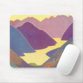 familievakantie, picknick in de bergen muismat (Met muis)