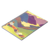  familievakantie, picknick in de bergen notitieboek (Linkerzijde)