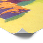  familievakantie, picknick in de bergen poster (Hoek)