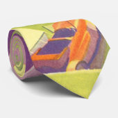  familievakantie, picknick in de bergen stropdas (Opgerold)