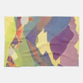  familievakantie, picknick in de bergen theedoek (Horizontaal)