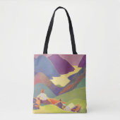  familievakantie, picknick in de bergen tote bag (Voorkant)