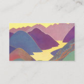  familievakantie, picknick in de bergen visitekaartje (Achterkant)