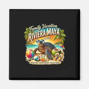 Familievakantie Riviera Maya 2025 Herinneringen ma Magneet