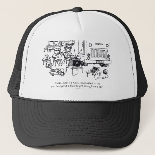 Familievakantie Trucker Pet (Voorkant)