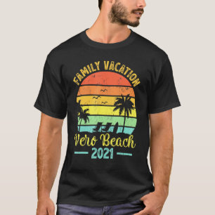 familievakantie van Retro 2021 Florida Vero be T-shirt