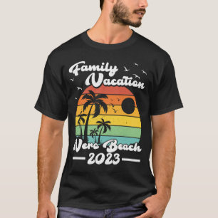 familievakantie van Retro 2023 Florida Vero be T-shirt