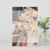 familievakantie via Seaplane met Propellers Briefpapier (Staand voorkant)