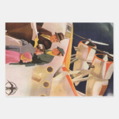  familievakantie via Seaplane met Propellers Inpakpapier Vel (Voorkant 2)