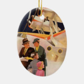  familievakantie via Seaplane met Propellers Keramisch Ornament (Achterkant)