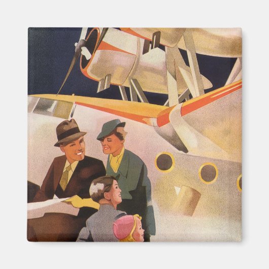 familievakantie via Seaplane met Propellers Magneet (Voorkant)