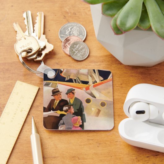  familievakantie via Seaplane met Propellers Sleutelhanger (Bureau)