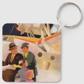  familievakantie via Seaplane met Propellers Sleutelhanger (Achterkant)