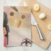  familievakantie via Seaplane met Propellers Theedoek (Quarter Fold)