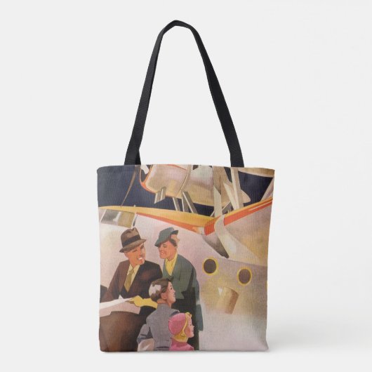  familievakantie via Seaplane met Propellers Tote Bag (Achterkant)