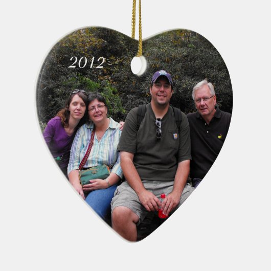 Familieversiering Keramisch Ornament (Rechts)