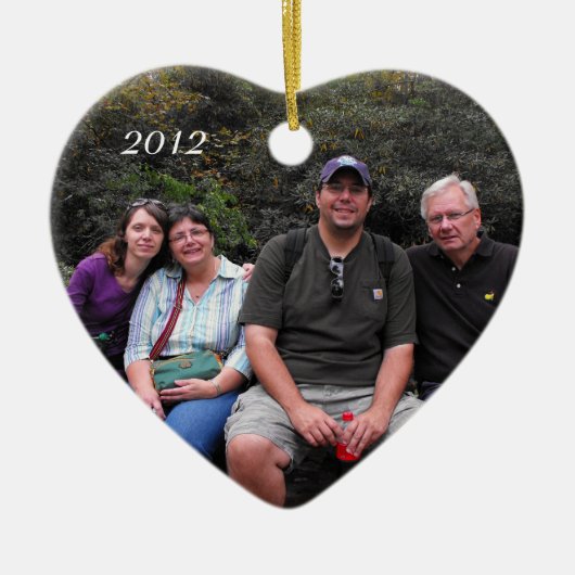 Familieversiering Keramisch Ornament (Voorkant)