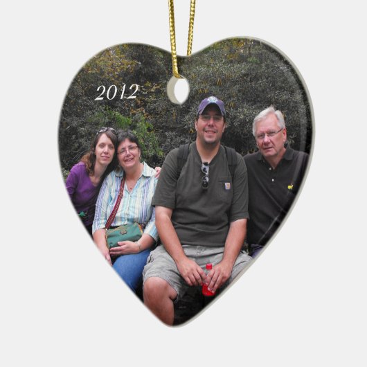 Familieversiering Keramisch Ornament (Links)