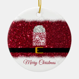 Familievideo en foto-Kerstmis-Uniek Keramisch Ornament