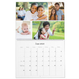 Familievrienden Blauw Multi Foto Aanpasbaar Kalender