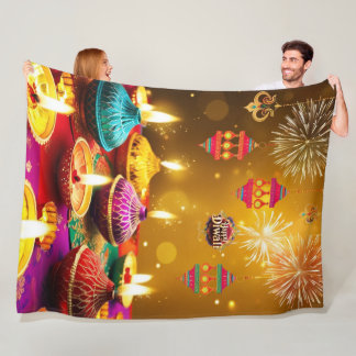 Familievuurwerk Fleece Deken