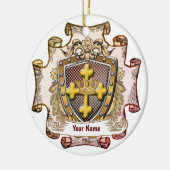 Familiewapen Valor familienaam ornament (Links)