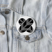 [Familiewapens] Gekruiste havikveren Ronde Button 7,6 Cm (In situ)