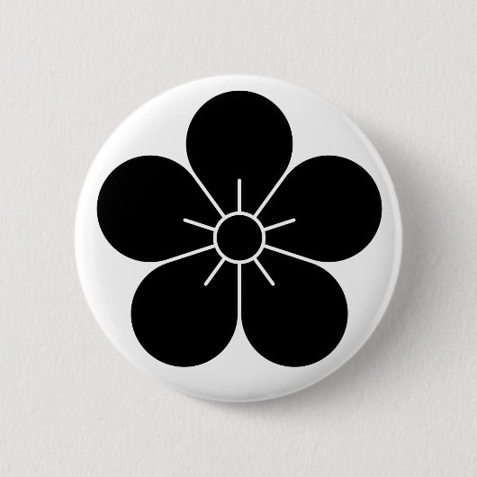 [Familiewapens] Kersenbloesem Ronde Button 5,7 Cm (Voorkant)