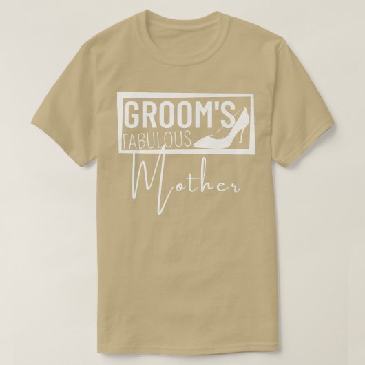 Familieweddenschap Gift Grooms Fabulous Moeder 545 T-shirt (Design voorkant)