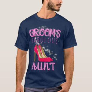 Familieweddenschap Gift Grooms Fabulous tante T-shirt