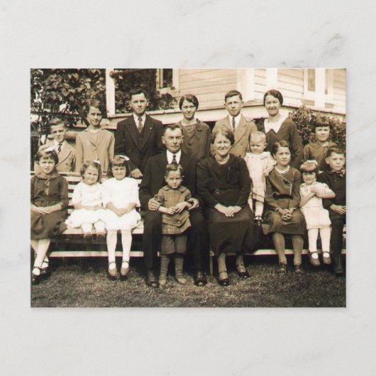 Famille Beaumont Briefkaart (Voorkant)