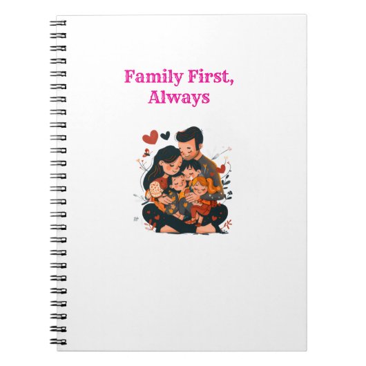 Familly First Notebooks  Notitieboek (Voorkant)
