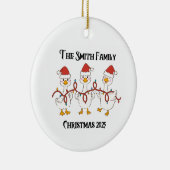Family 2025 Christmas ornament with Ducks (Rechts)