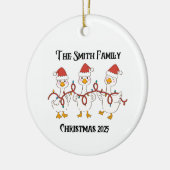 Family 2025 Christmas ornament with Ducks (Links)